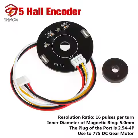 775-P16 Double Hall Magnet Encoder Code Plate Magnetic Induction Rotation Speed Direction Sensor Use