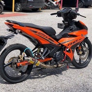 [READY STOCK] Coverset Bodyset Yamaha EXCITER RC Y15 Y15ZR V1 V2 Black Orange 2018(STICKER TANAM)