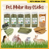 Pet Molar Hay Stick molar grass stick hamster rabbit chew chinchilla guinea pig food snacks timothy 