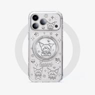 SUPER MOUSE | เคสใสป้องกันพร้อมที่วางสำหรับ iPhone 17 Pro Max