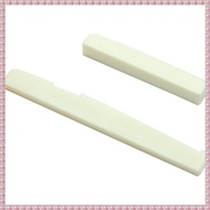 (MYRG) 5 Set Bone Bridge Saddle and Nut for 6 String Acoustic Guitar