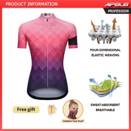 【In Stock】AIPEILEI Women's Cycling Jersey Ladies Summer Short Sleeve MTB Bike Jersey Bike Cycling Shirts Top Bicycle Clothing