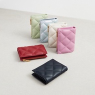 Charles and Keith Wallet With Box Mini Diamond Women WalletQuilted Multi-Card Slot Wallet Dompet Per