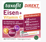  (現貨) 德國代購 taxofit 鐵+葉酸+維生素C 20袋