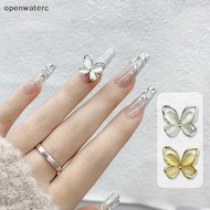 [openwaterc] 5pcs 's Eye Glitter Nail Enhancement Charms Butterflies Assortment Resin 3d Nail Art De