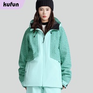 ชุดกีฬาสเก็ตบอร์ดกันลมกันน้ำ Kufun สำหรับผู้ชายและผู้หญิง ชุดกีฬาสเก็ตบอร์ดสำหรับเล่นบนหิมะแบบเต็มตั