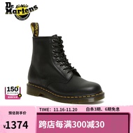 马丁（DR.MARTENS）1460 Nappa男款秋季舒适百搭哑光软皮黑色马丁靴 黑色 42