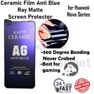 Gaming Huaweii Pura 80/70 Nova 11i/ Y72/Y90/Y70/2i/ 3/ 3i/ 4e FullCeramic Anti Blue Ray Matte
