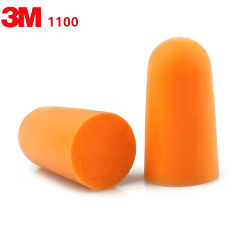 3M 1100 Disposable Earplug Foam Noise Reducer