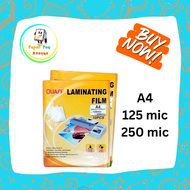 A4/125mic/10pcs/LAMINATING FILM, A4/250mic/10pcs/LAMINATING FILM