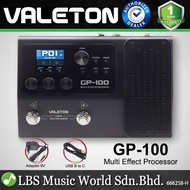 Valeton GP-100 Multi Effects Processor Pedal for Electric Guitar and Bass Pedal Amp (GP100 GP 100)