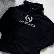 巴黎世家 Balenciaga 麥穗 厚款 刷毛 帽T 裸衣 保證正品