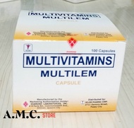 MULTILEM (Multivitamins) - 100 CAPSULES - FDA DRP -481