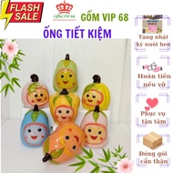 [CERAMIC VIP 68] Savings Container, Fruit-shaped Piggy Bank, Bat Trang Ceramic Material, Decorative,