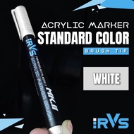 RVS marker - acrylic marker soft tip - gundam marker - white
