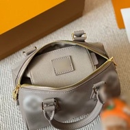 Gray Pillow Elephant Boston Baguette Underarm Tote Bag