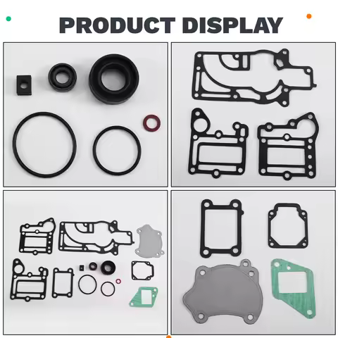 For Outboard 4/5 HP Power Head Gasket Replacement Kit Part Numbers 6E0-W0001-03-00 6E0-W0001-A3-00 6