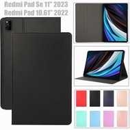 Xiaomi Redmi Pad Se 11" 2023 Magnetic Leather Folding Stand Tablet Cover Funda For Xiaomi Redmi Pad Case 10.61 inch