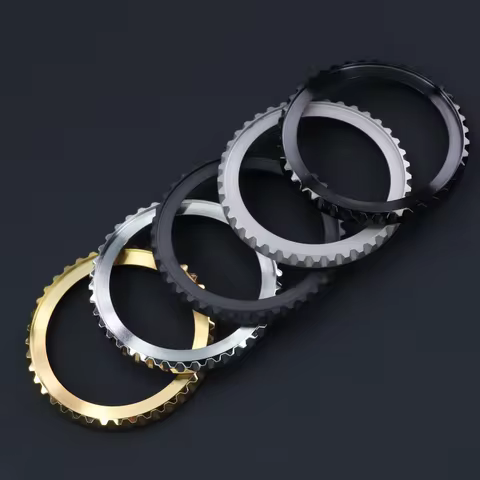 5 Colours High Quality Stainless Steel Watch Gears 120 Click Bezel For Use With SEIK 5 SRPD55K1 SKX0