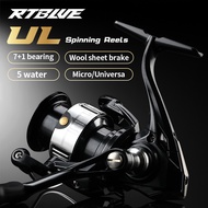 BEARKING RTBLUE UL reel Double Handle Grip Rocke Ultra Smooth Spinning Fishing Reel 1000-3000 Series