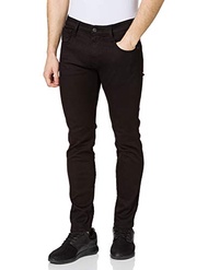 Replay Anbass Stretch Black Denim Slim Fit Jeans
