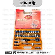 ATS Kunci Sok Set 32 pcs Socket Wrench Sock Shock Motor Mobil Toolkit