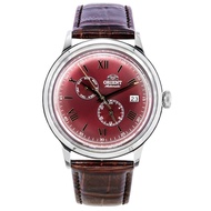 Orient Bambino GMT Version 8 Leather Strap Red Dial Automatic RA-AK0705R10B Mens Watch