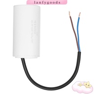 LANFYGOODSS Motor Run Capacitor, Round Plastic Run Capacitor 250V AC 120uF 50/60Hz Capacitor CBB60 R