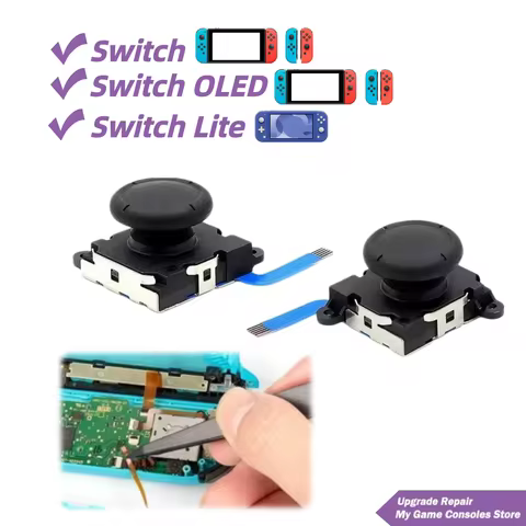 10PCS For Nintendo Switch Joy-con Replacement 3D Analog Rocker JoyStick For Nintendo Switch Lite For