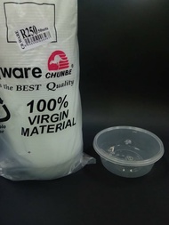 R250/R12/R16/R20/R225 (50pcs)Round Disposable Plastic Food Container / Bekas Makanan / Bekas Kuih Bu
