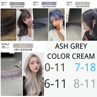 Ash Grey Hair Color Cream Perwarna Rambut Kelabu Profesional Hair Colour Warna Rambut 100ml