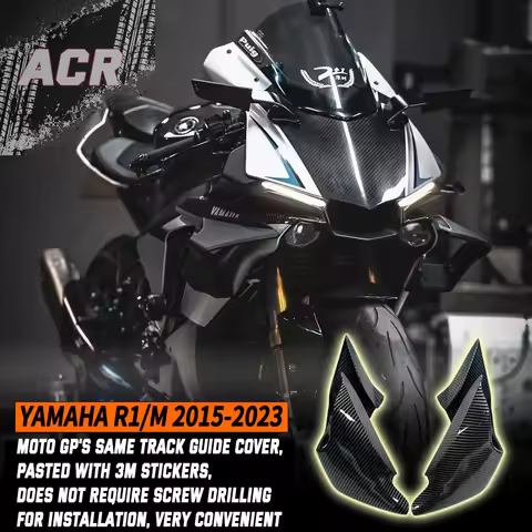 For YAMAHA YZF-R1 YZF-R25 2019-2023 YZF-R3 Motorcycle Aerodynamic Winglets Fixed Wind Wing YZF R1 R3