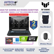 ASUS TUF Gaming A15 FA506N-CGHN777WS 15.6 FHD 144Hz Gaming Laptop (R7-8845HS, 8GB, 512GB, RTX3050, W