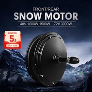 Electric Bike Fat Tire Motor 48V 1000W 1500W 72V 3000W Snow Ebike Brushless Gearless Motor Wheel For