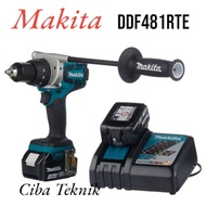 MAKITA DDF481RTE BOR BATERAI CORDLESS DRILL DRIVER KIT 18V LXT 1/2