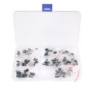 120PCS Electrolytic Capacitor Assortment Kit 1UF-470UF/0.22μF-470μF 12 Values 16V/25V/50 Valuminum E