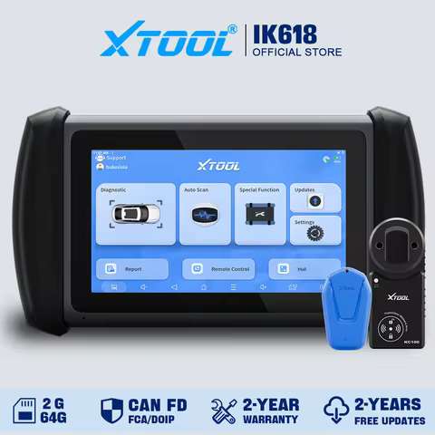 XTOOL InPlus IK618 With KC100 OBD2 Automotive Scanner IMMO Key Programming Car Diagnostic Tool For A