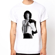 Top Tees Patti Smith Fashion Unique Classic Cotton Men Round Collar Short Sleeve T-shirt Design Tees