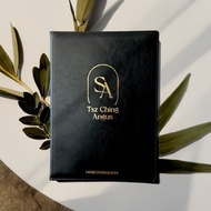 客製logo仿皮燙金結婚證書套