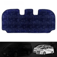 พรมปูพื้นรถยนต์ Alphard 30 Series รุ่น Vellfire 20 แบบเต็มคัน ลายดาว ผลิตตามสั่งสำหรับรถยนต์ 7 ที่นั