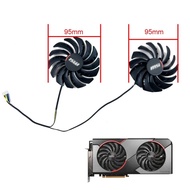 NEW DIY Cooling Fan 95MM 4PIN RX5700XT GPU fan for MSI Radeon RX5600 5700 5700XT 8GB GAMING X graphi