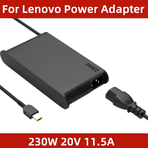 230W USB Pin Laptop Power Adapter For Lenovo Legion 5 Pro-16 Y545-15 Thinkpad P51 P52 P70 Ideapad Y7