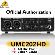 Behringer UMC202HD USB Audio Interface Pre amplifier Sound Card