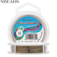1roll Round Copper Wire for Jewelry Making Antique Bronze 0.7mm 21 Gauge about 65.61 Feet(20m)/roll