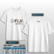 KATUN Fiji Airways Merchandise T-Shirt Maskapai MS10 Combed Cotton 30s