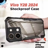[ส่งจากไทย] เคสกันกระแทก Case Vivo Y28 4G เคสหลังใส ขอบนิ่มหลังแข็ง เคสโทรศัพท์ เคส vivo y28