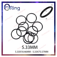 5.33MM 13/64 INCH NBR Sealing O-Ring Rubber Ring Gaskets 5.33MM 密封 O 型圈垫圈 ID 10.46MM to 75.57MM 13/3