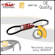 Gaido Fan Belt 6PK1155 - Perodua Axia / Bezza 1.0 Tali Kipas Kereta