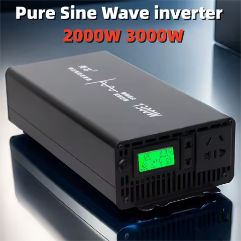 Inverter 800W 2000W 3000W Pure Sine Wave 12V 24V 48V 60V 72V To AC 110V 220V 50Hz 60Hz Car Power Inv