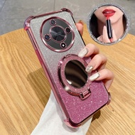 Fashion Mirror Bracket Phone Case For HUAWEI Mate 50 Pro 30 Pro 40 Pro 60 Pro 70 Pro 80 Pro Max Y9s 